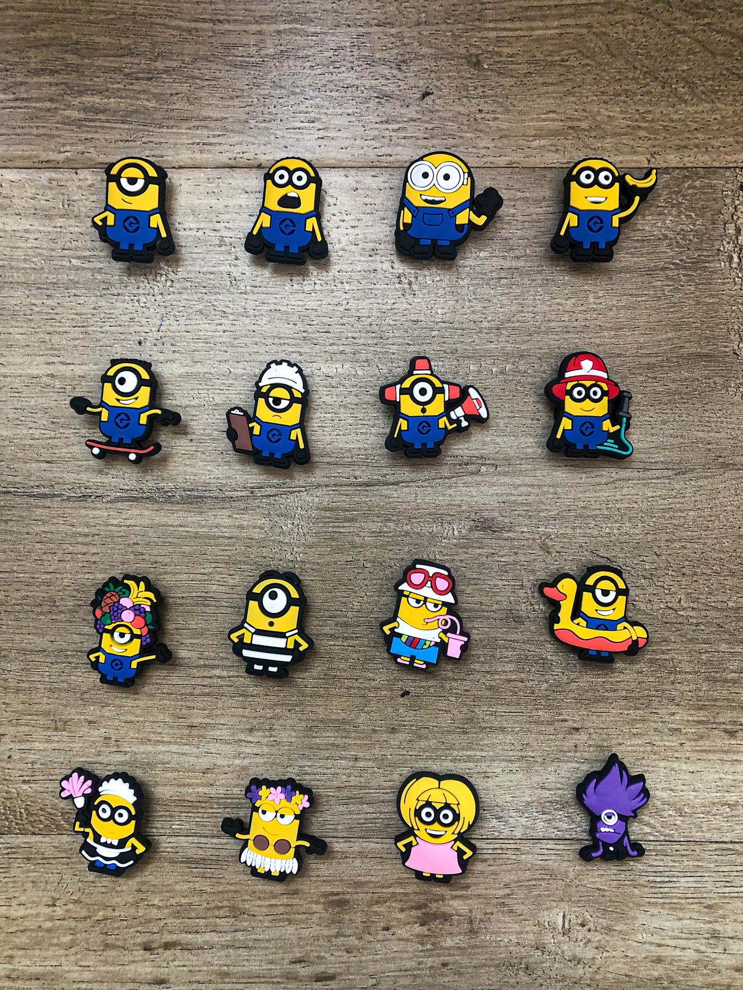 Minion shoe charm